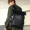 Мужской рюкзак Sambag RollTop Hacking черный