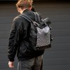Рюкзак чоловічий Sambag RollTop Hacking принт чорний