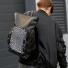 Рюкзак чоловічий Sambag RollTop Hacking принт чорний