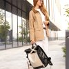 Рюкзак жіночий для ноутбука Sambag RollTop Hacking чорний із сірим