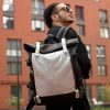 Рюкзак чоловічий Sambag RollTop Hacking чорний із сірим