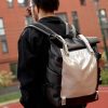 Рюкзак чоловічий Sambag RollTop Hacking чорний із сірим