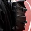 Рюкзак чоловічий Sambag RollTop Hacking чорний із сірим