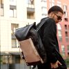 Рюкзак чоловічий Sambag RollTop Hacking чорний із сірим