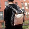 Рюкзак чоловічий Sambag RollTop Hacking чорний із сірим