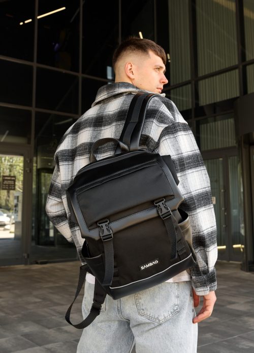 Рюкзак чоловічий Sambag Aura чорний