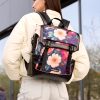 Рюкзак жіночий Sambag Aura чорний з принтом