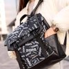 Рюкзак жіночий Sambag Aura принт чорний