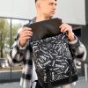 Мужской рюкзак Sambag Aura принт черный
