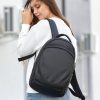 Женский рюкзак Sambag Zard LZN тканевый черный