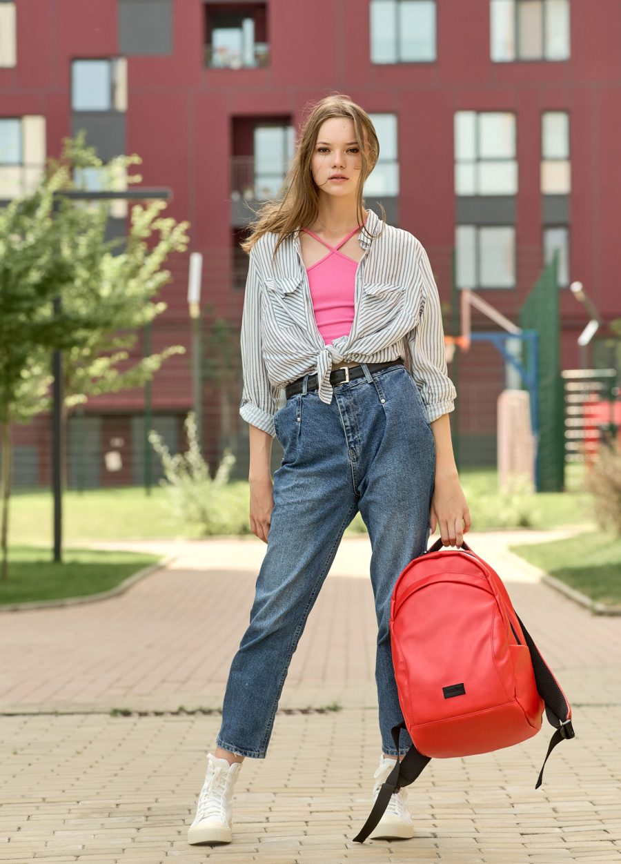 Рюкзак жіночий Sambag Zard LZN червоний