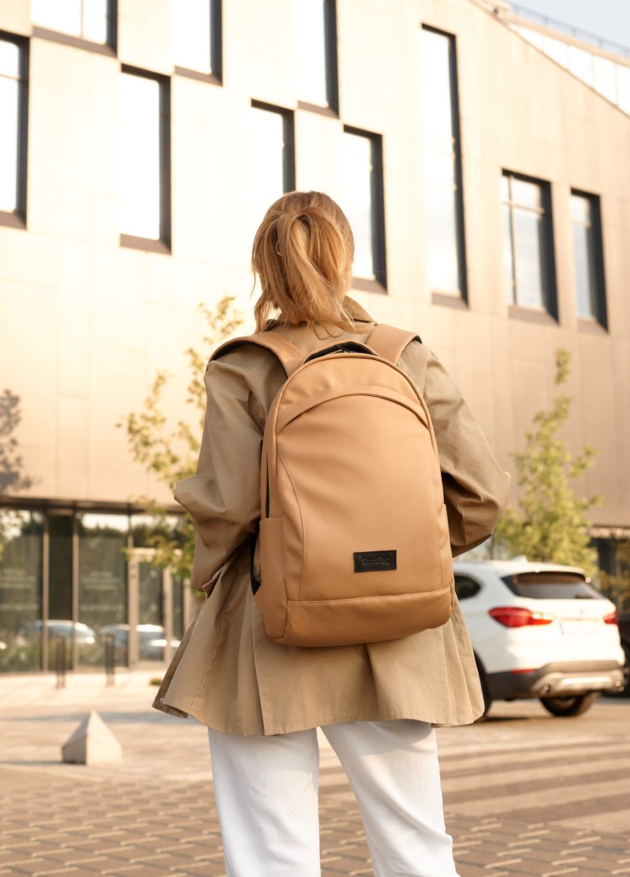 Женский рюкзак Sambag Zard LZN бежевый