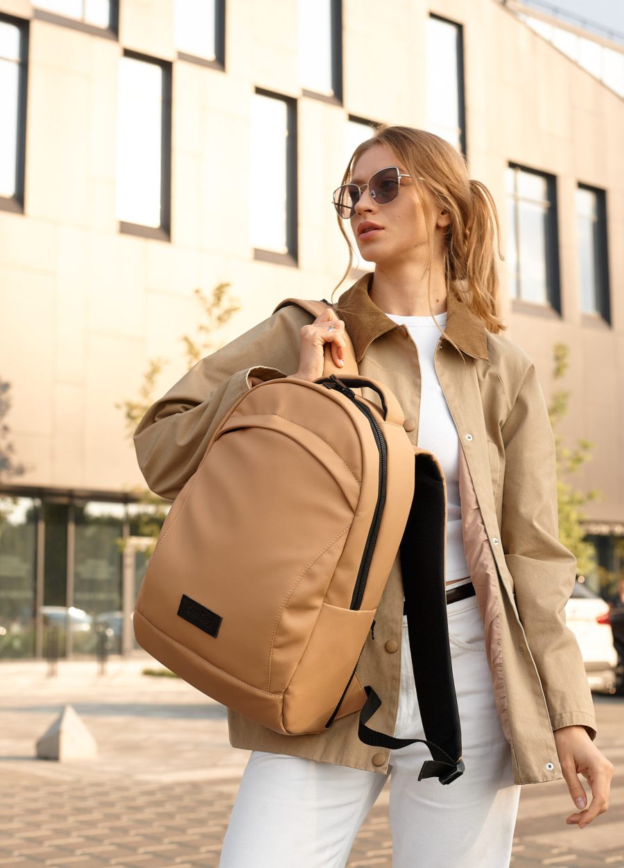 Женский рюкзак Sambag Zard LZN бежевый