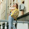 Женский рюкзак Sambag Zard LST желтый с орнаментом
