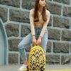 Женский рюкзак Sambag Zard LST желтый с орнаментом