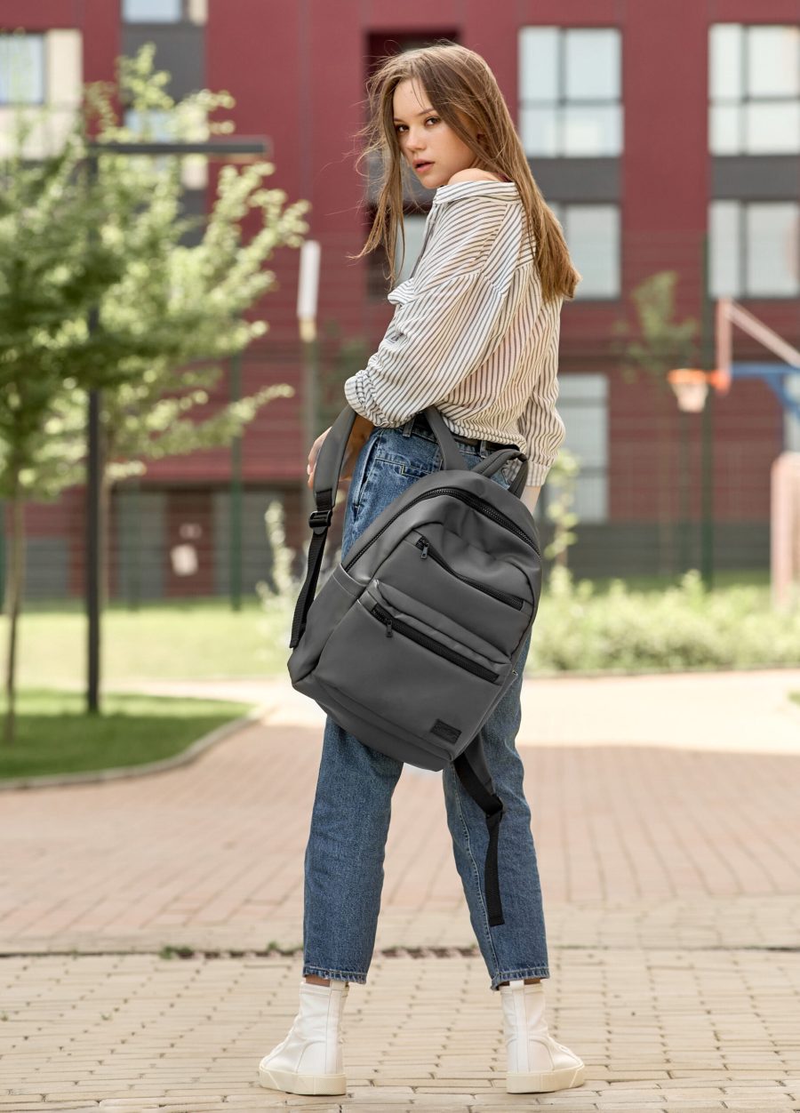 Женский рюкзак Sambag Zard LKT графитовый
