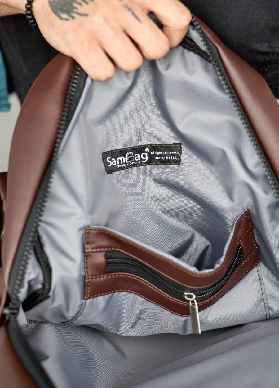 Рюкзак чоловічий Sambag Zard LKT шоколадний