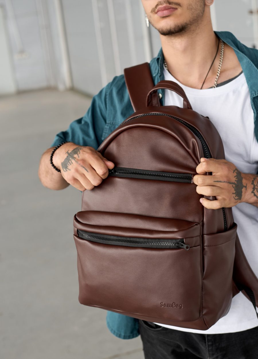Рюкзак чоловічий Sambag Zard LKT шоколадний