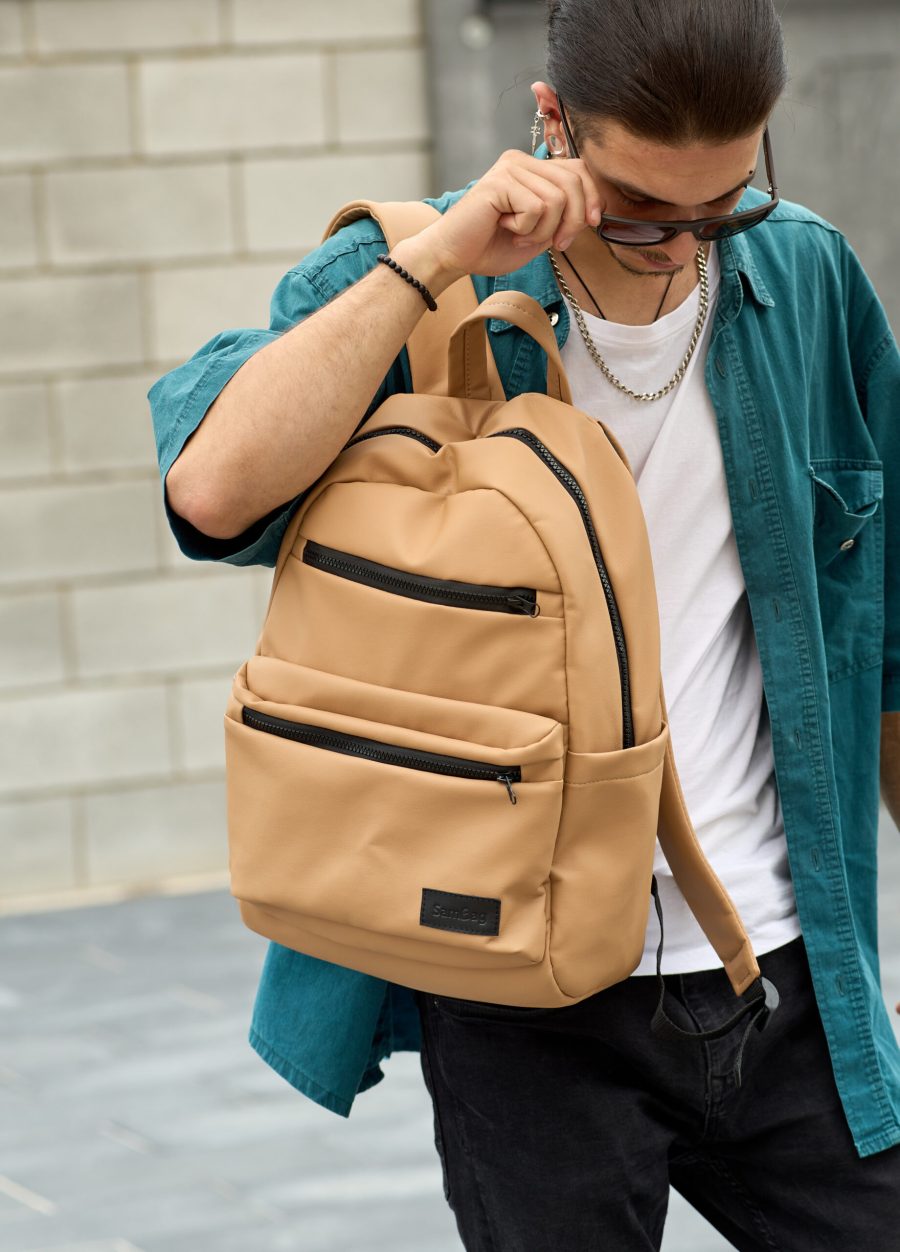 Рюкзак чоловічий Sambag Zard LKT бежевий
