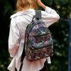 Рюкзак жіночий Sambag Zard з принтом наві