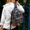Рюкзак жіночий Sambag Zard з принтом наві