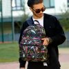 Рюкзак чоловічий Sambag Zard LKT з принтом чорний