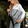 Женский рюкзак Sambag Zard LK Graphity черный с белым
