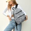 Женский рюкзак Sambag Zard LK Graphity черный с белым