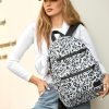 Женский рюкзак Sambag Zard LK Graphity черный с белым