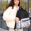 Рюкзак жіночий Sambag Zard SM чорний з білим