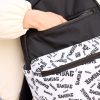 Рюкзак жіночий Sambag Zard SM чорний з білим