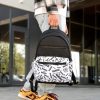 Мужской рюкзак Sambag Zard SM черный с белым