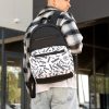 Мужской рюкзак Sambag Zard SM черный с белым