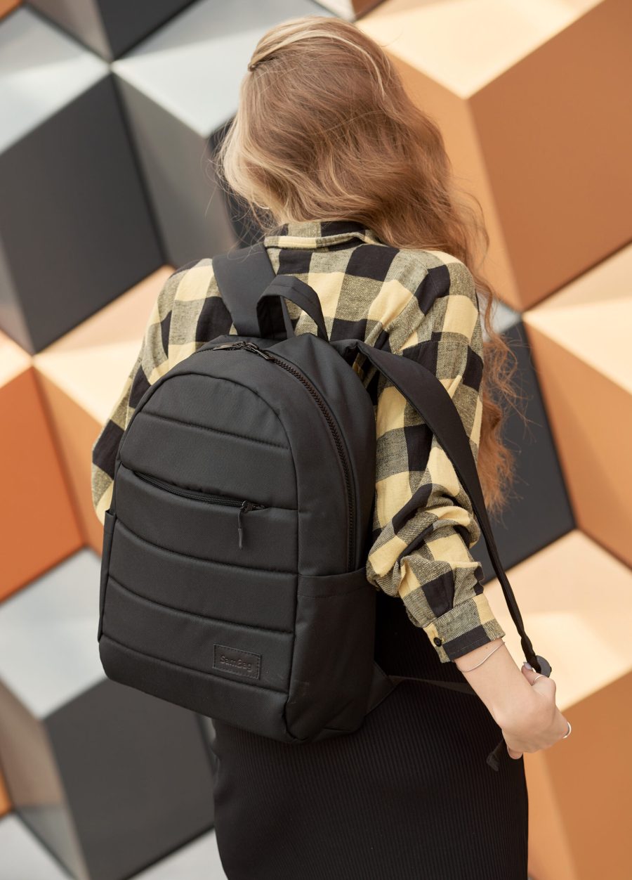 Рюкзак жіночий Sambag Zard LRT тканинний чорний