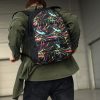 Рюкзак чоловічий Sambag Zard LRT чорний з принтом