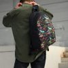 Рюкзак чоловічий Sambag Zard LRT чорний з принтом