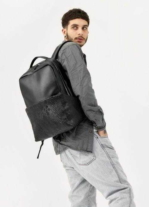 Рюкзак чоловічий Sambag Zard Dart чорний крокодил