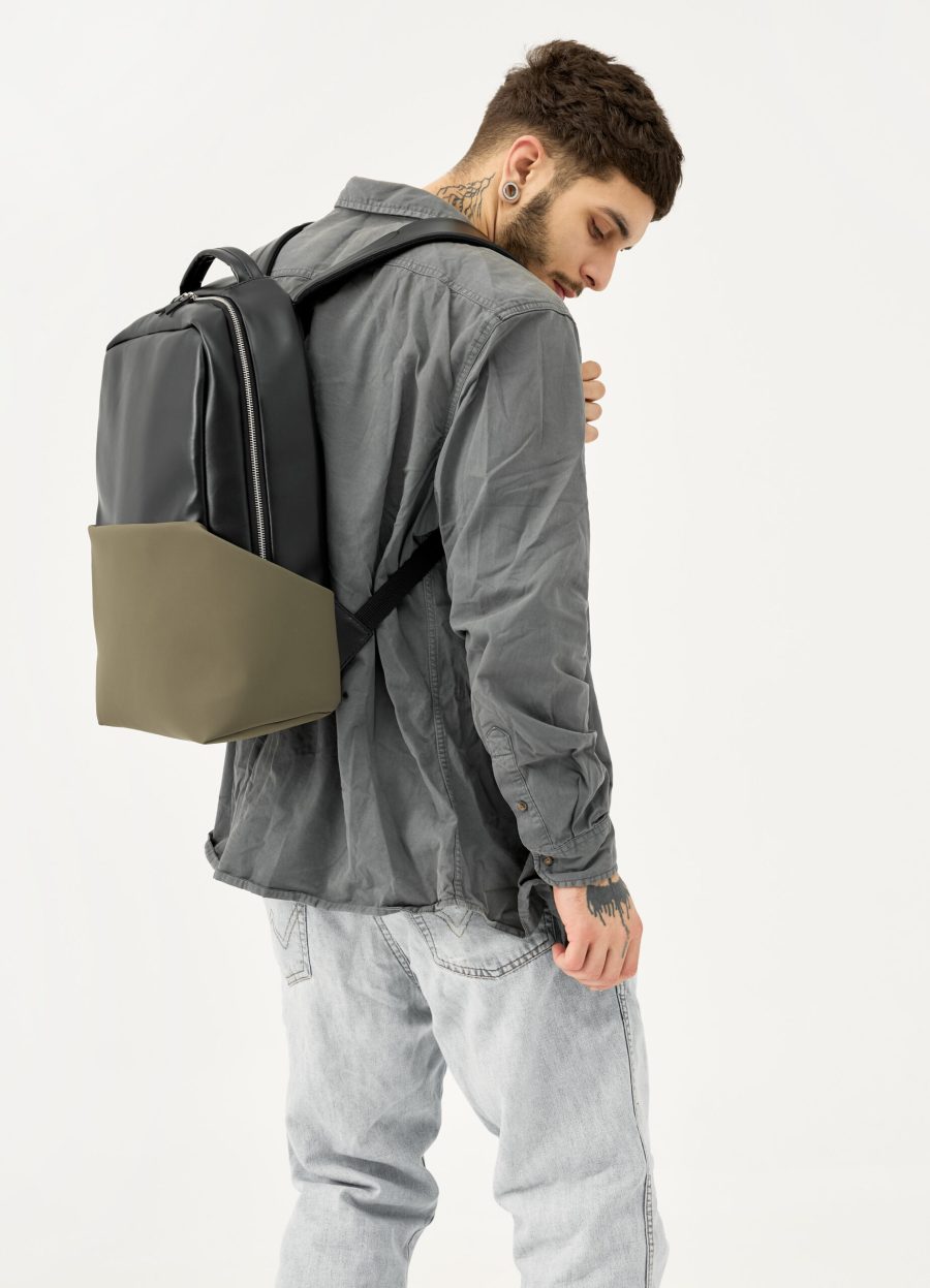 Мужской рюкзак Sambag Zard Dart черный из хаки
