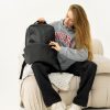Рюкзак жіночий Sambag Zard Dart чорний з перфорацією