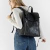 Рюкзак жіночий Sambag Rene LZS крокодил чорний