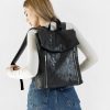 Рюкзак жіночий Sambag Rene LZS крокодил чорний