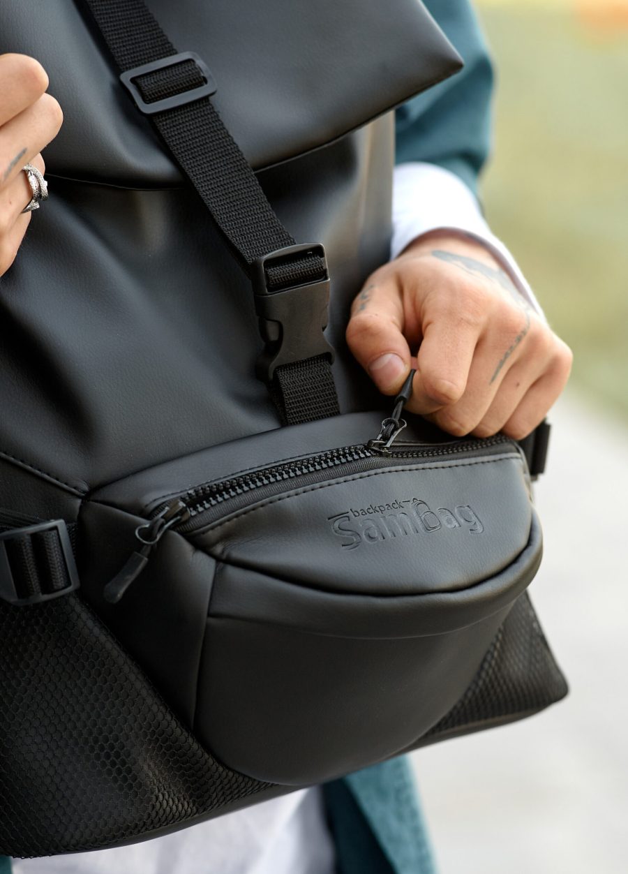 Рюкзак чоловічий Sambag ReneDouble чорний
