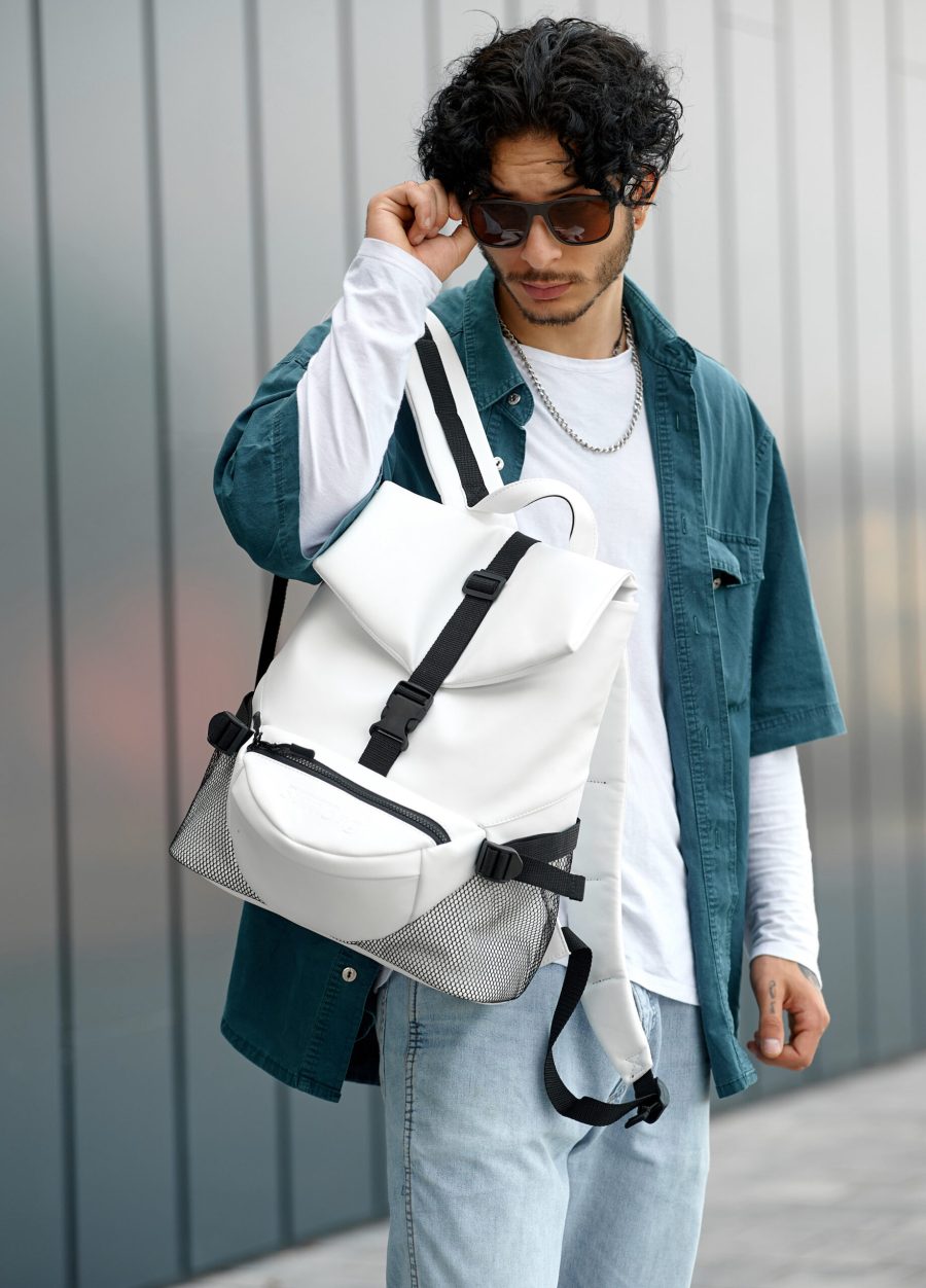 Рюкзак чоловічий Sambag ReneDouble білий