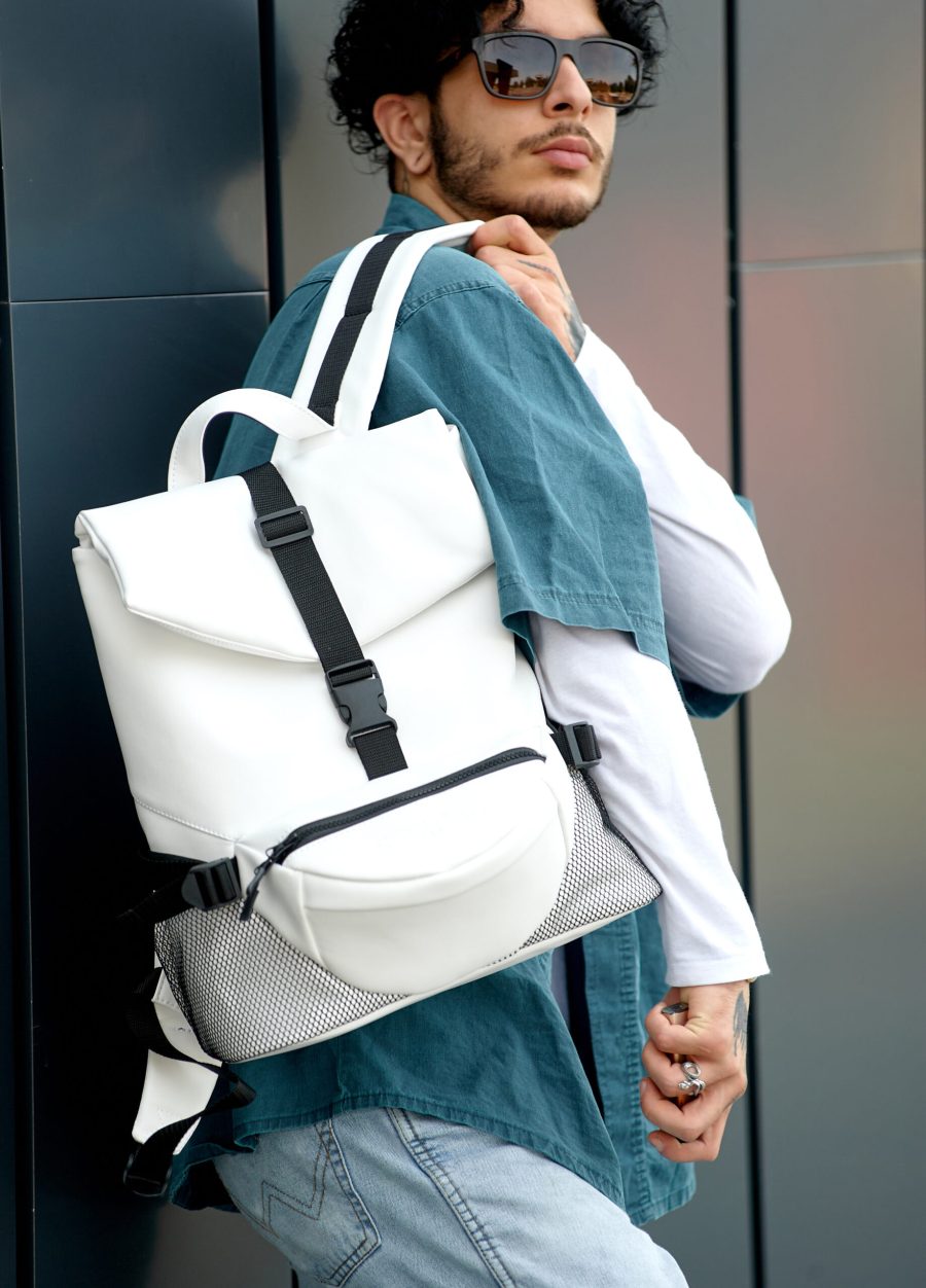 Рюкзак чоловічий Sambag ReneDouble білий