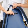 Рюкзак жіночий Sambag ReneDouble блакитний з жовтим