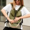 Рюкзак жіночий Sambag ReneDouble хакі