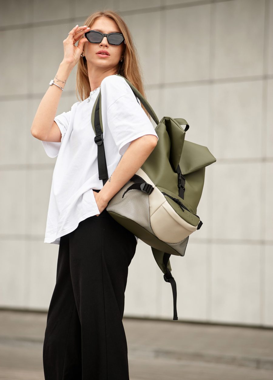 Рюкзак жіночий Sambag ReneDouble хакі
