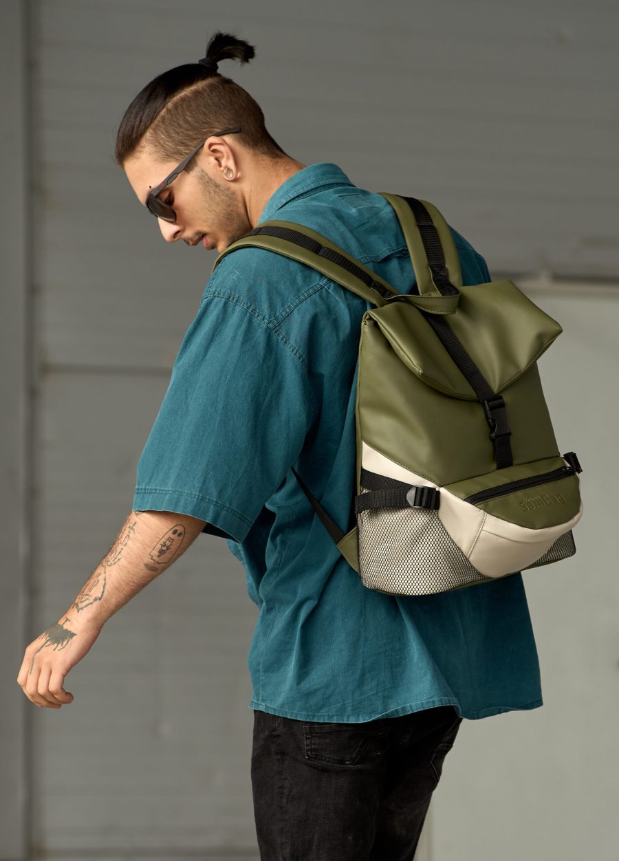 Мужской рюкзак Sambag ReneDouble хаки