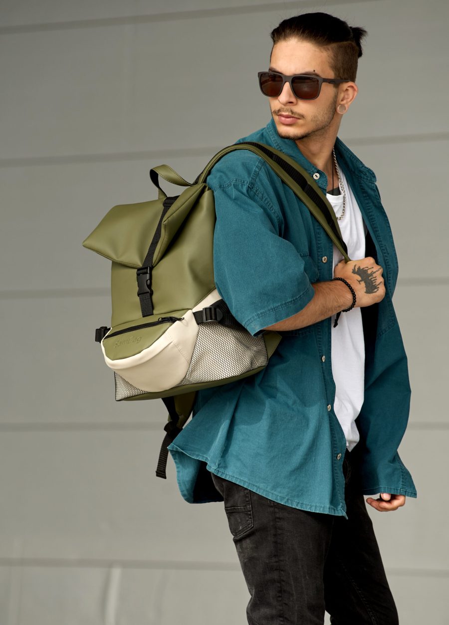 Мужской рюкзак Sambag ReneDouble хаки