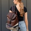 Рюкзак жіночий Sambag ReneDouble шоколадний